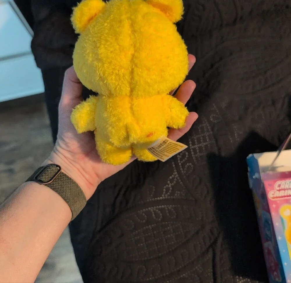 Care Bears Sunny Yellow Winking Bear Plush Keychain